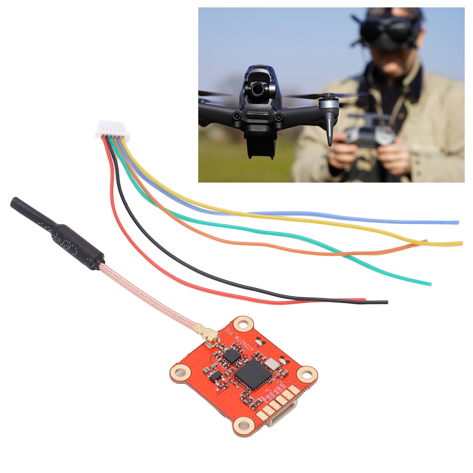 40CH Transmitter, 40CH 12V FPV Transmitter  For Drone