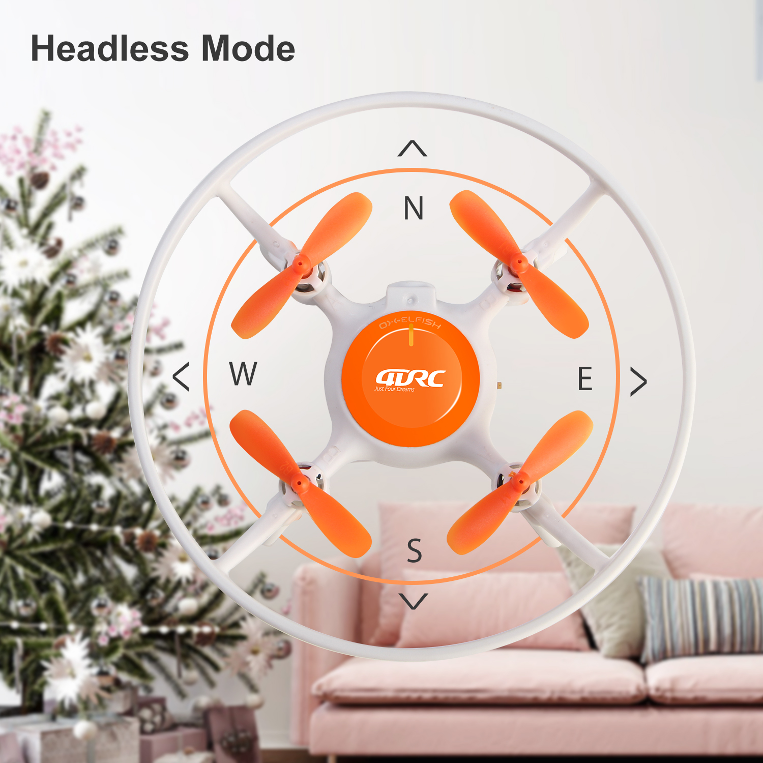 4DRC V5 Drone with HD Camera, FPV