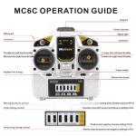 MC6C Remote Controller & Receiver for Drones