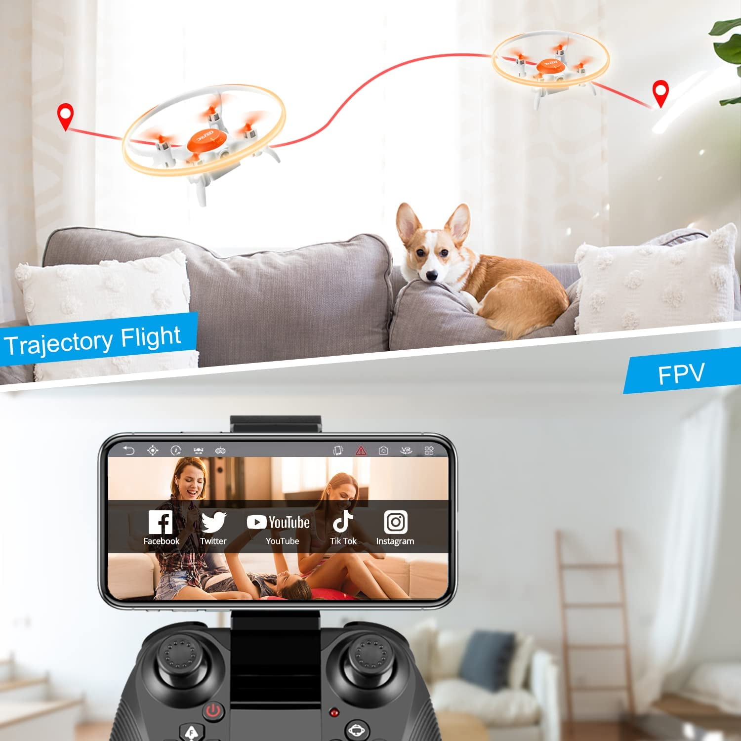 4DRC V5 Drone with HD Camera, FPV