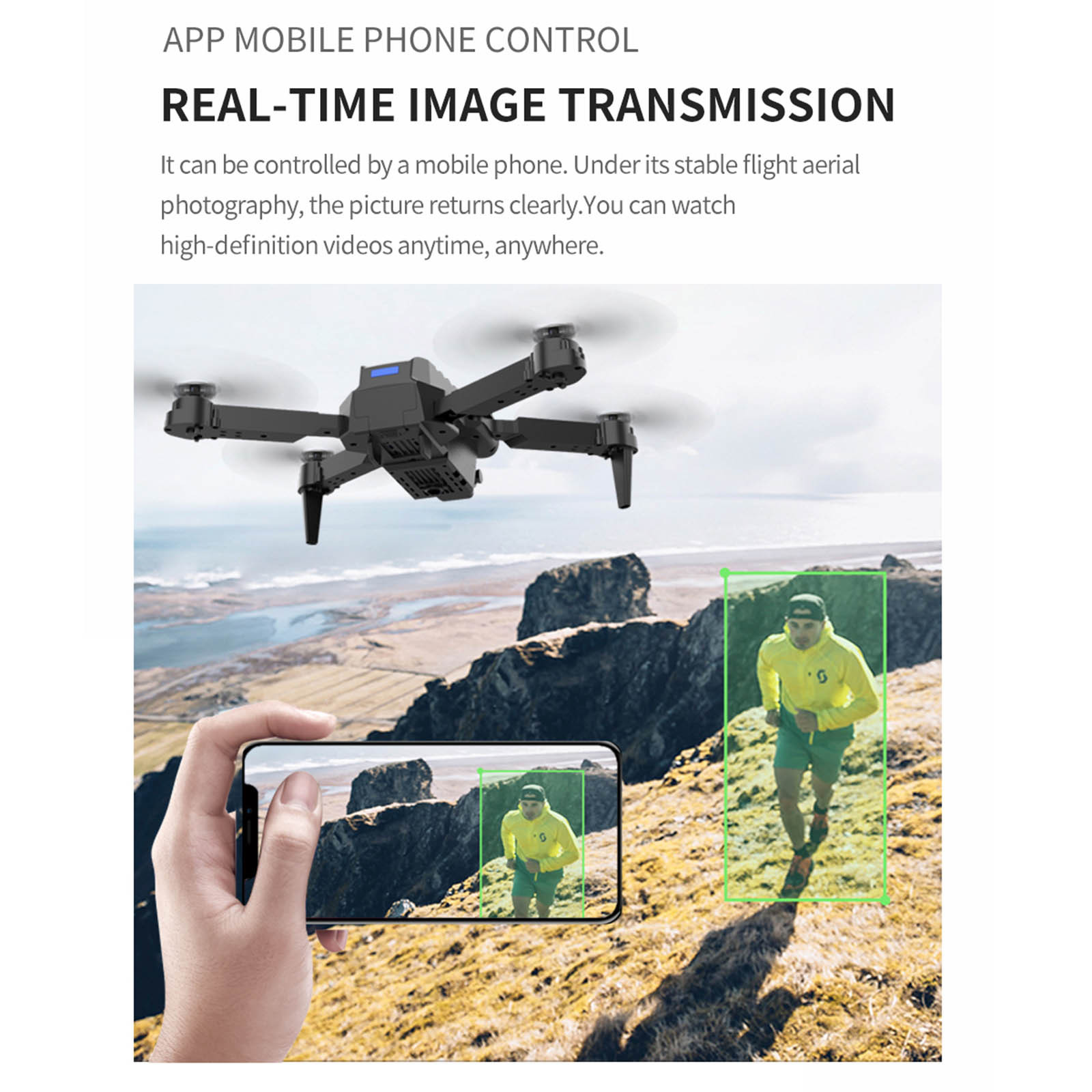 Sruiluo E99 Mini Foldable Drone 1080P HD