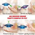 Gold Hand-controlled LED Drone for Kids and Adults