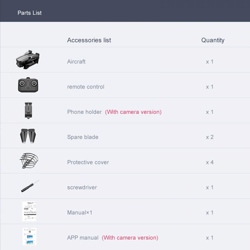 Leonard 4K HD Wifi Camera Drone