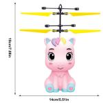 LED light Hand Control Pony Drone for Kids