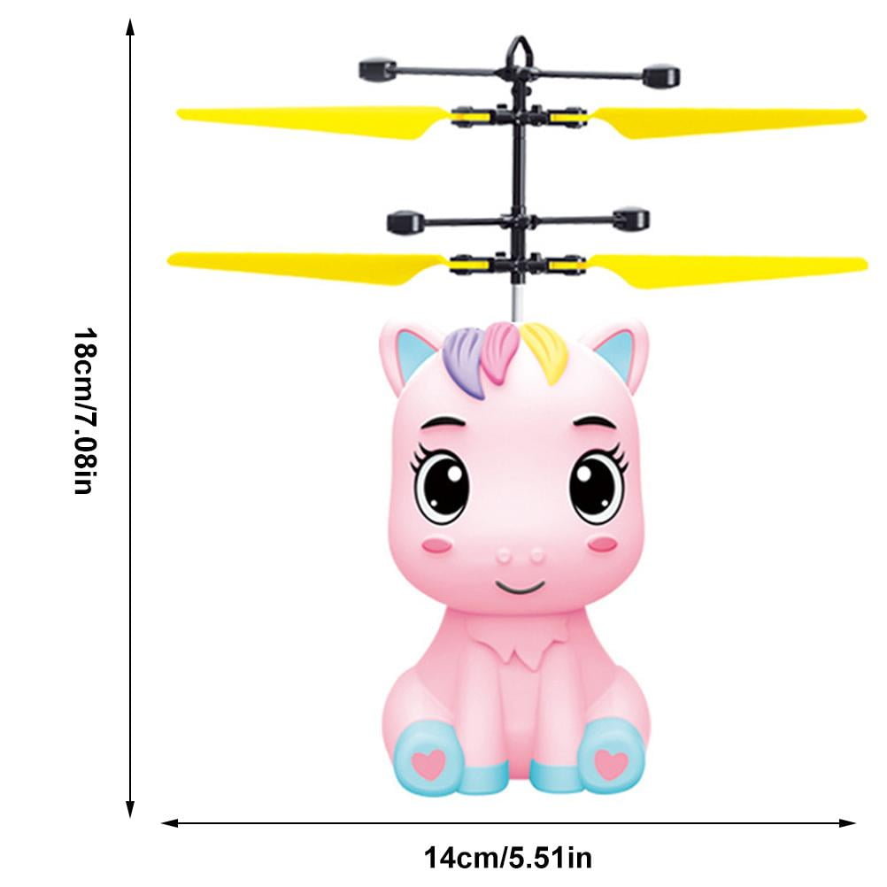 LED light Hand Control Pony Drone for Kids