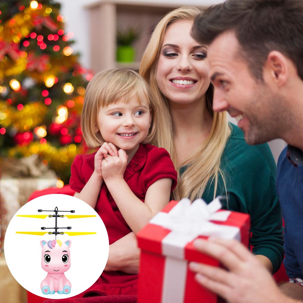 LED light Hand Control Pony Drone for Kids