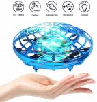 Blue LED Mini Drone with 360° Rotation
