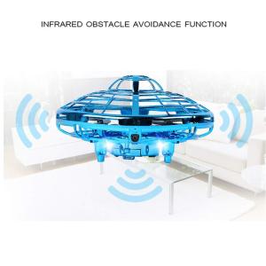 Infrared Induction LED Mini UFO Drone - Blue