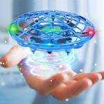 Infrared Induction LED Mini UFO Drone - Blue