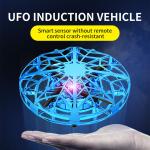 Blue LED Mini Drone with 360° Rotation