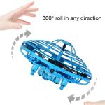 Infrared Induction LED Mini UFO Drone - Blue