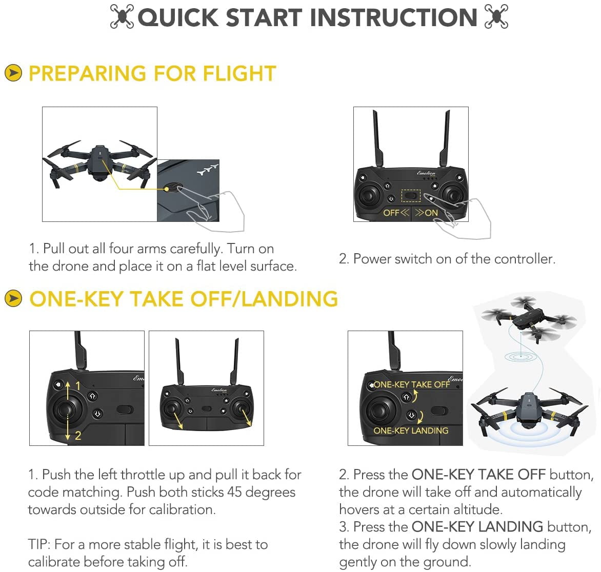 Professional HD 1080P Drone with Adjustable Camera