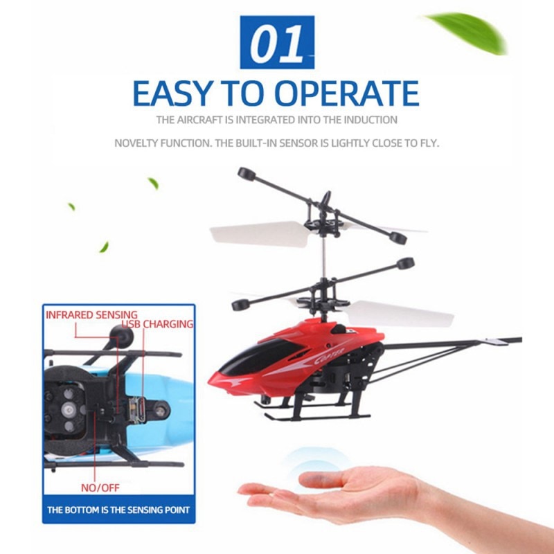 LED Flashing Infrared Induction Drone for Kids