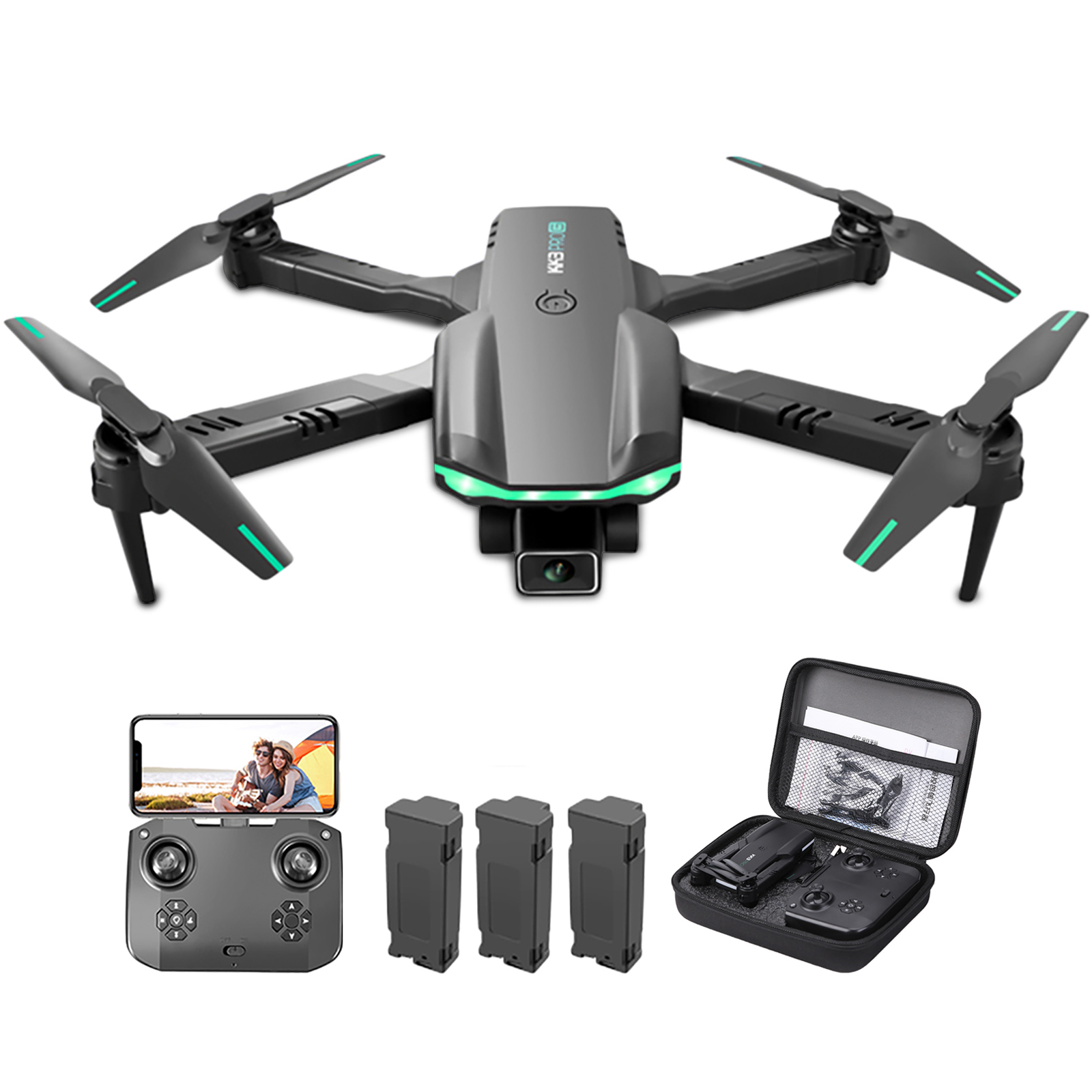 4K Dual Camera Folding RC Quadcopter