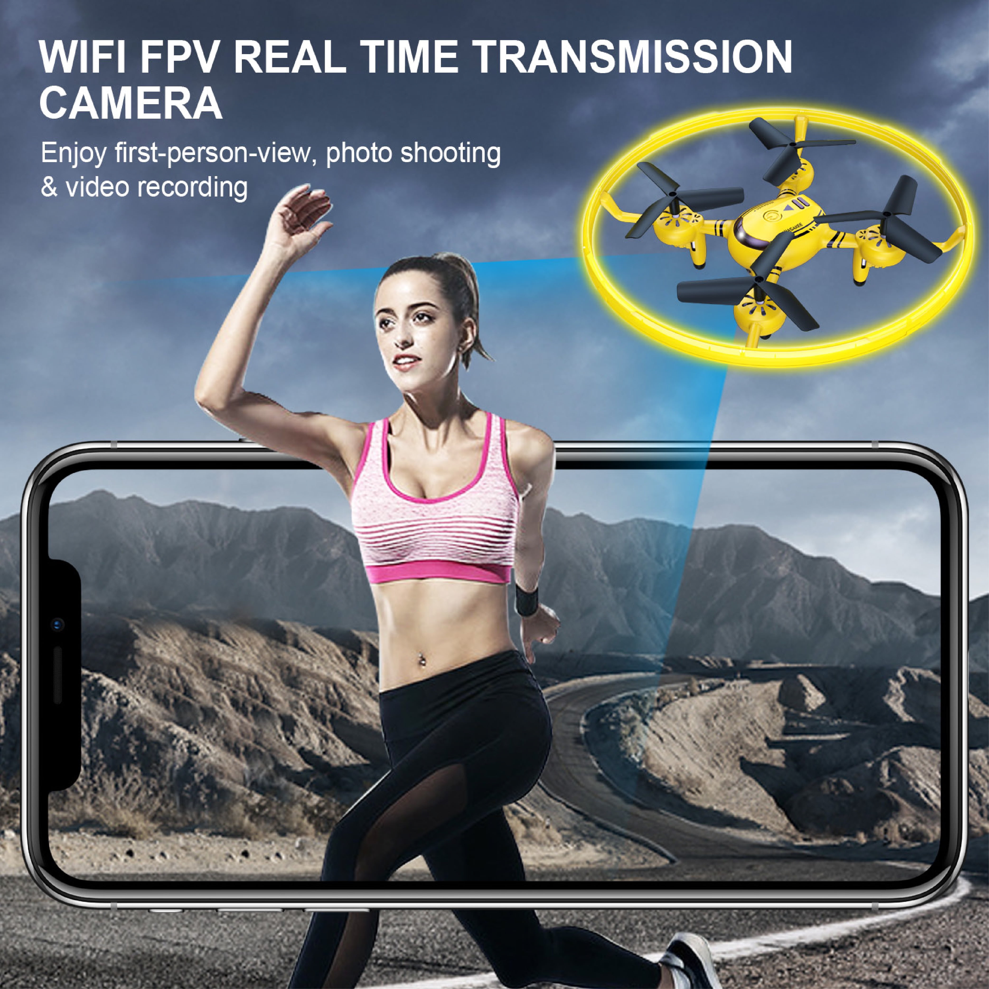 HASAKEE Q8 FPV Drone with 720P Camera