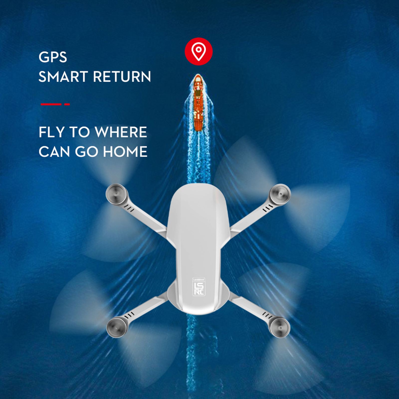 GPS Drone with 4K Camera & Brushless Motor