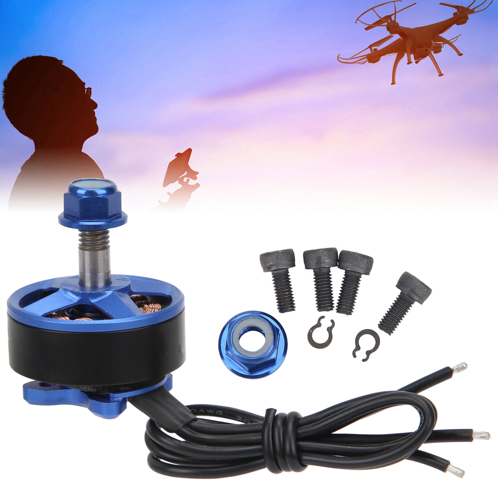 Low Noise Brushless Motor for RC Drones