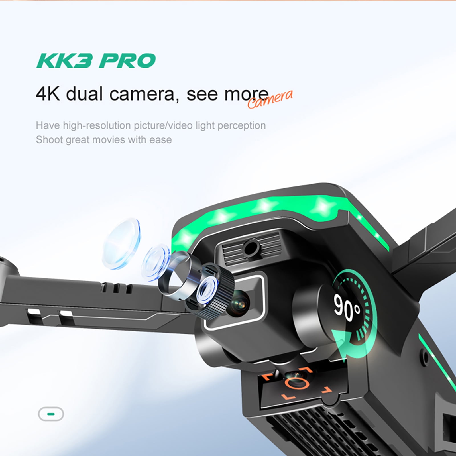 4K Dual Camera Folding RC Quadcopter