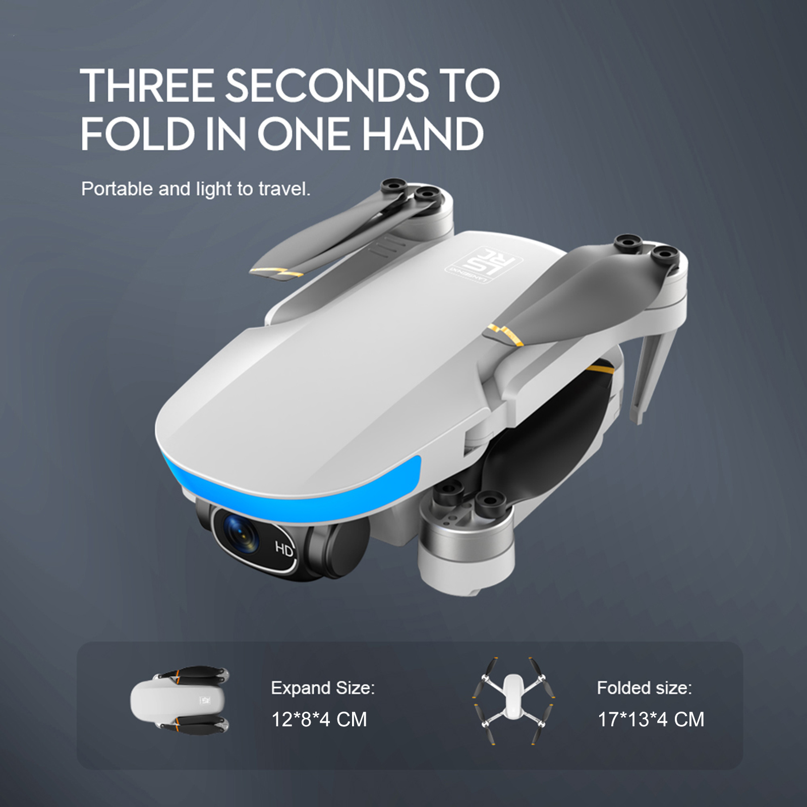 GPS Drone with 4K Camera & Brushless Motor