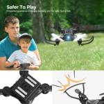 Black LED Mini Drone for Beginners & Kids