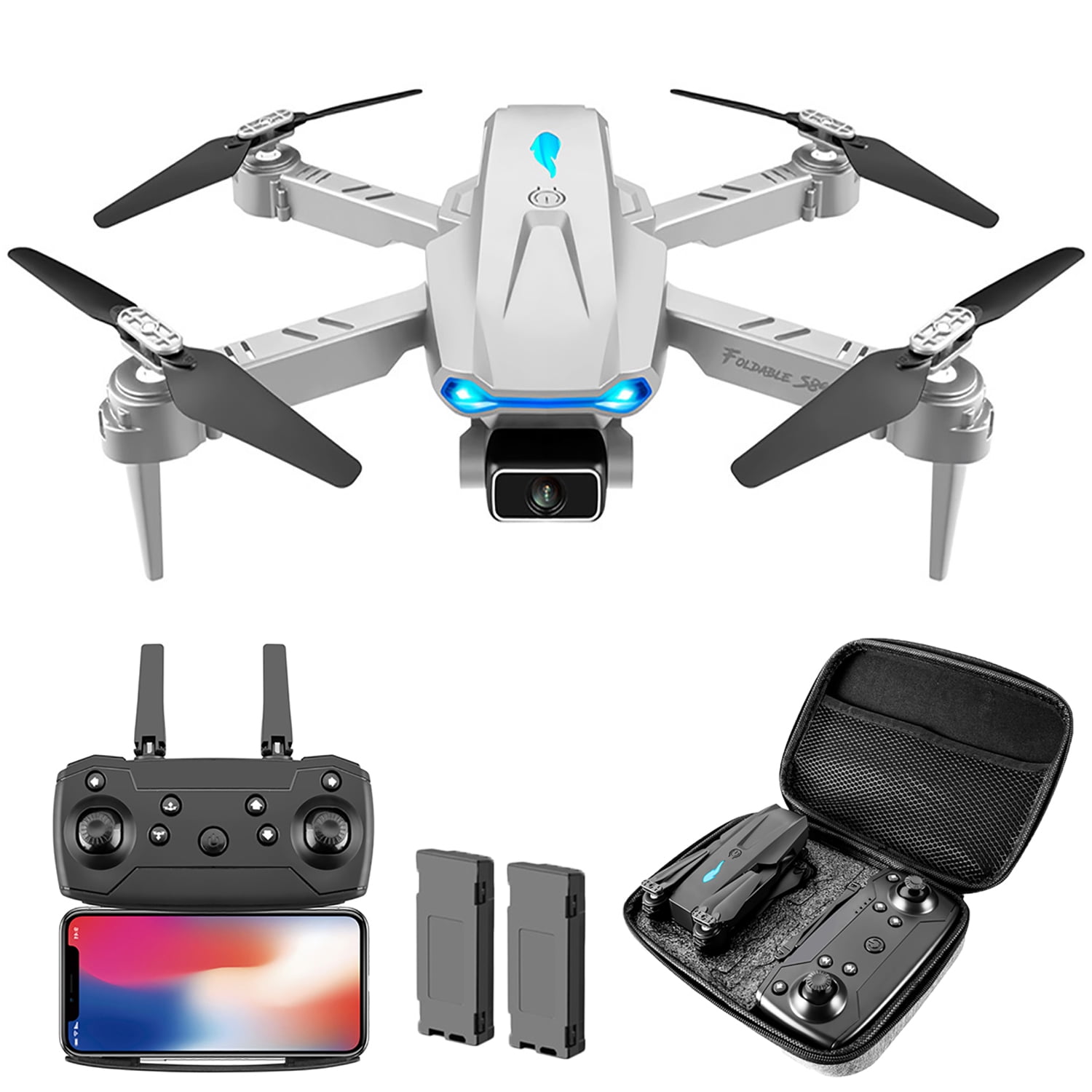 Mojoyce S89 Folding Quadcopter with HD Camera