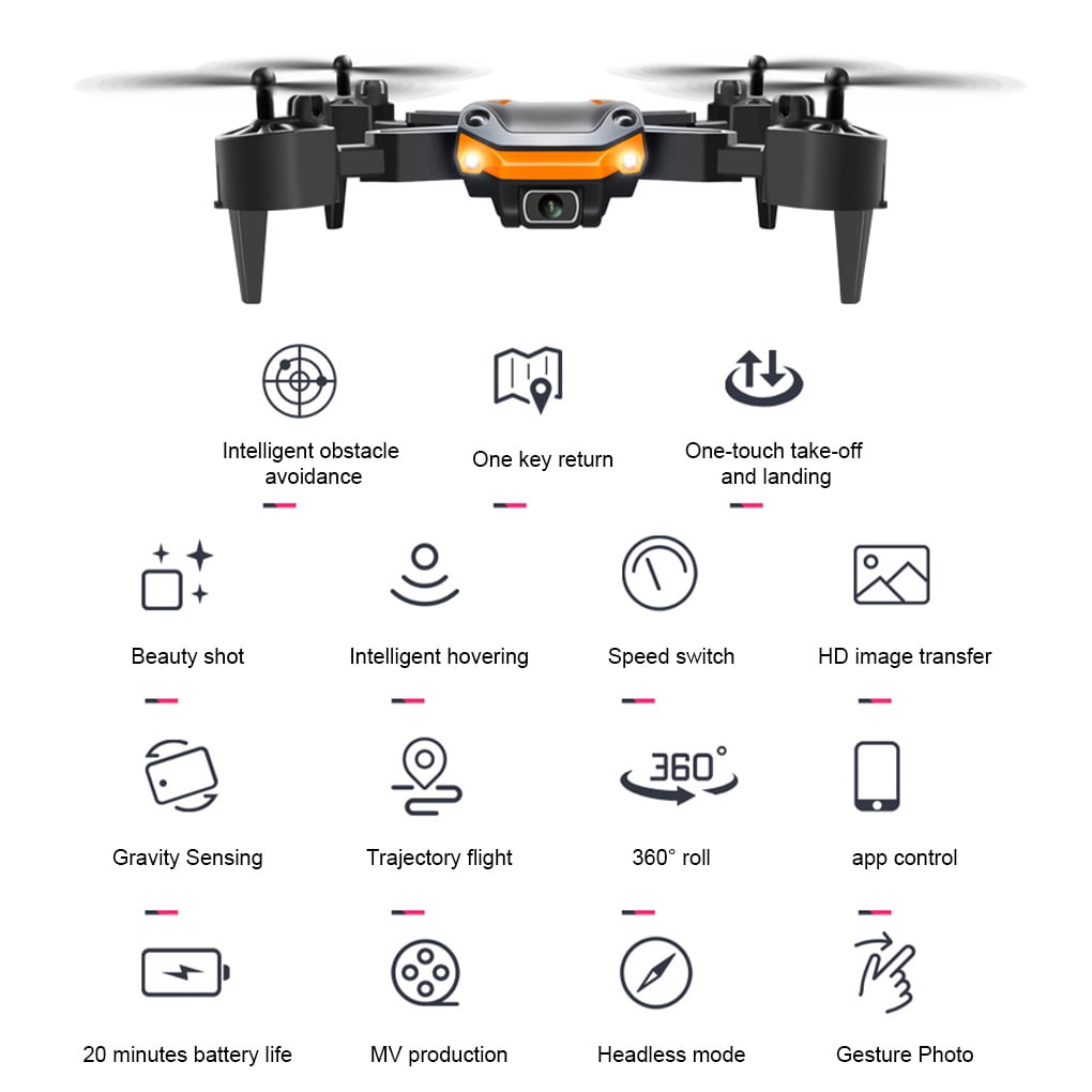 Foldable USB Drone with 360° Tracking