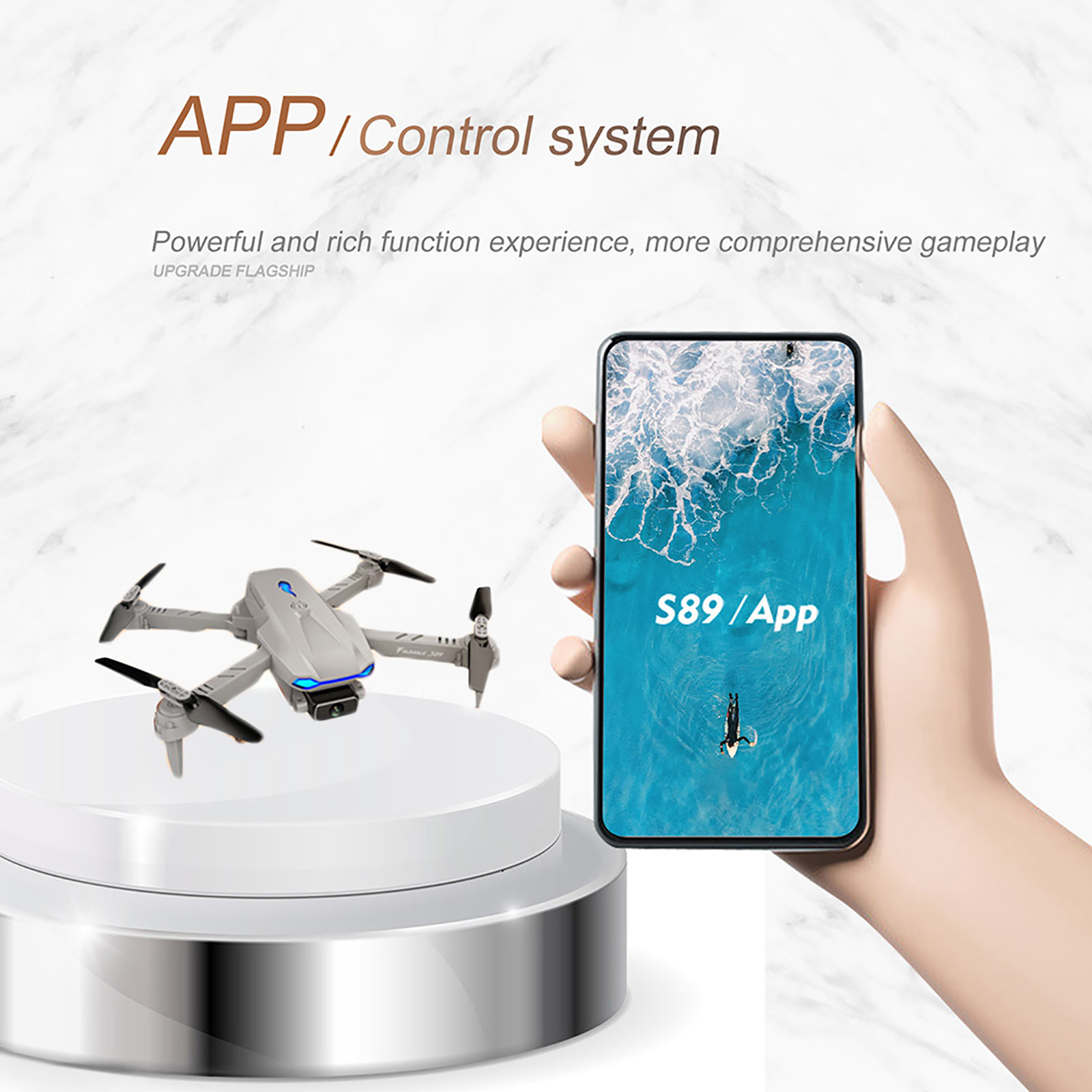 Mojoyce S89 Folding Quadcopter with HD Camera