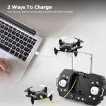 Black LED Mini Drone for Beginners & Kids