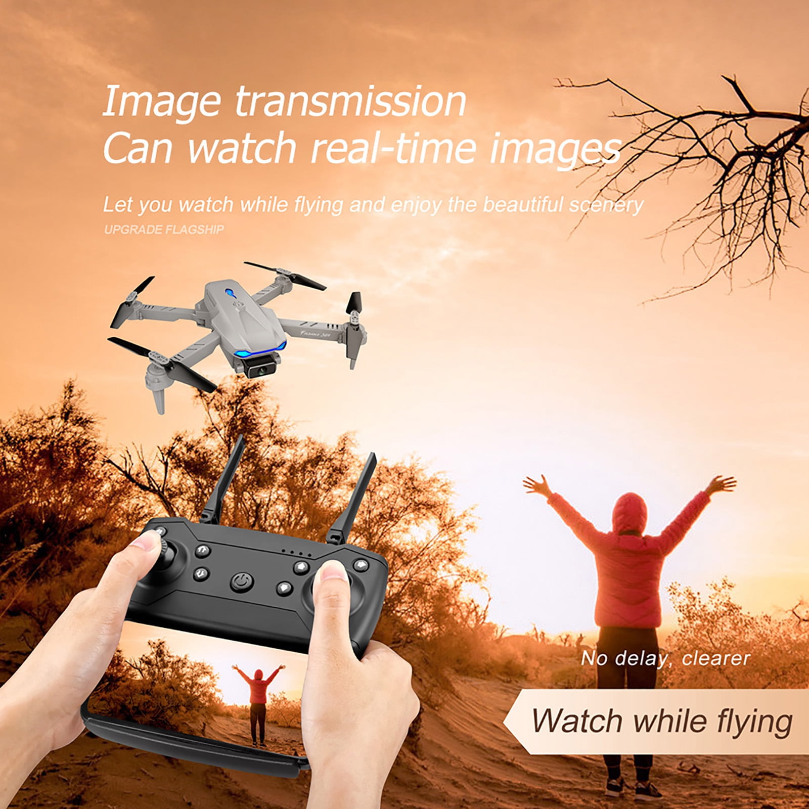 Mojoyce S89 Folding Quadcopter with HD Camera