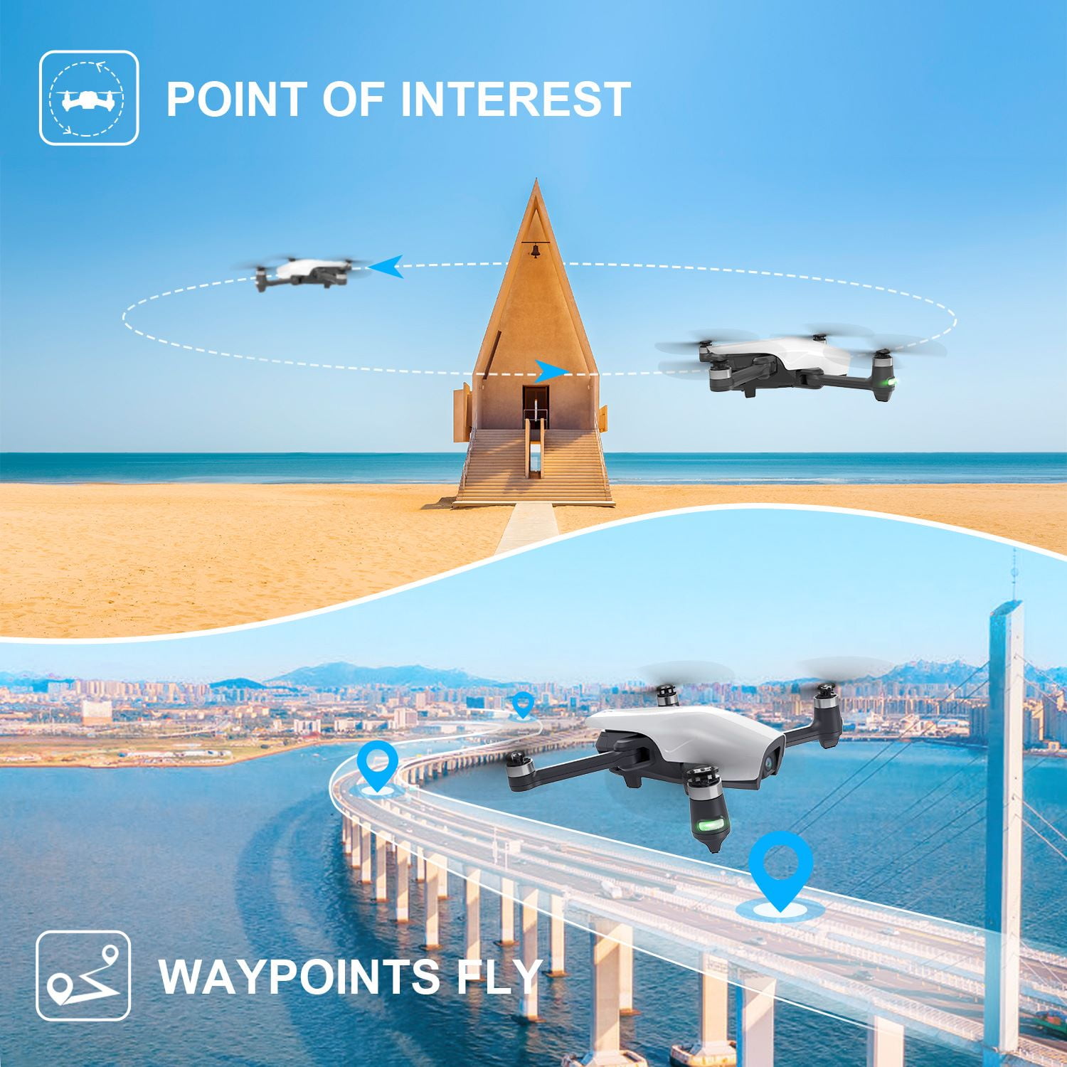 Holy Stone 4K GPS Drone for Adults