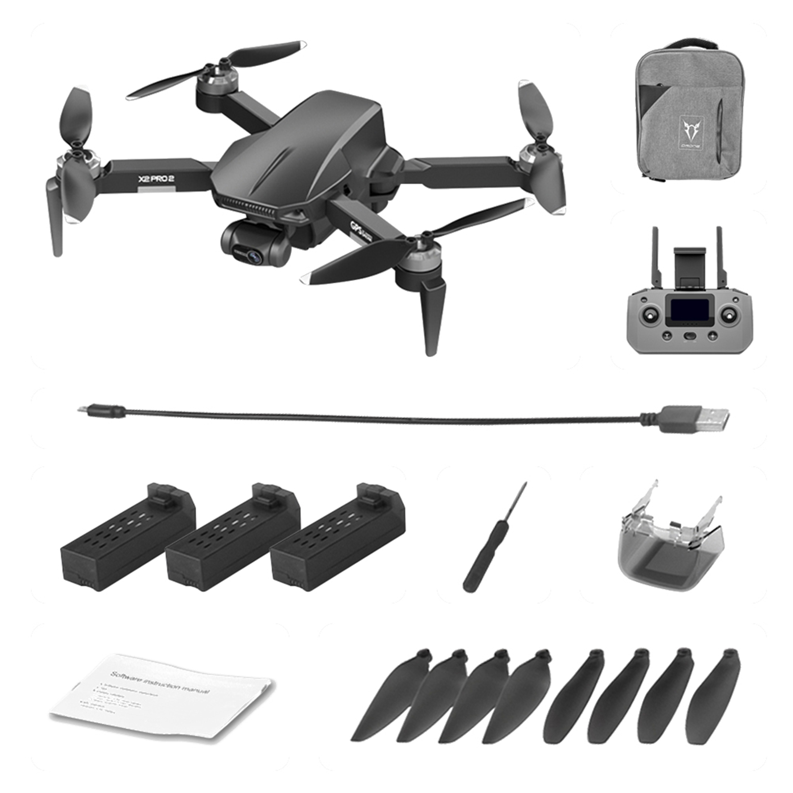 MEGAWHEELS X2-PRO3 5G GPS Brushless Drone