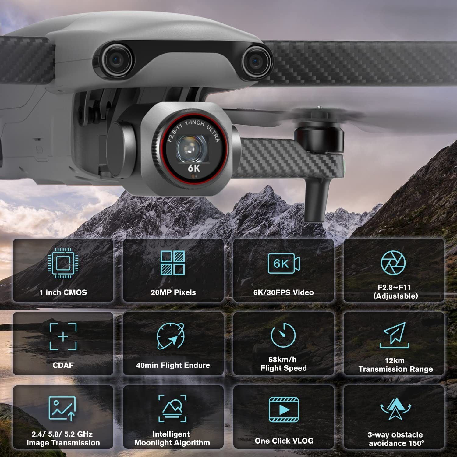 Autel EVO Lite+ Premium 6K Drone Bundle