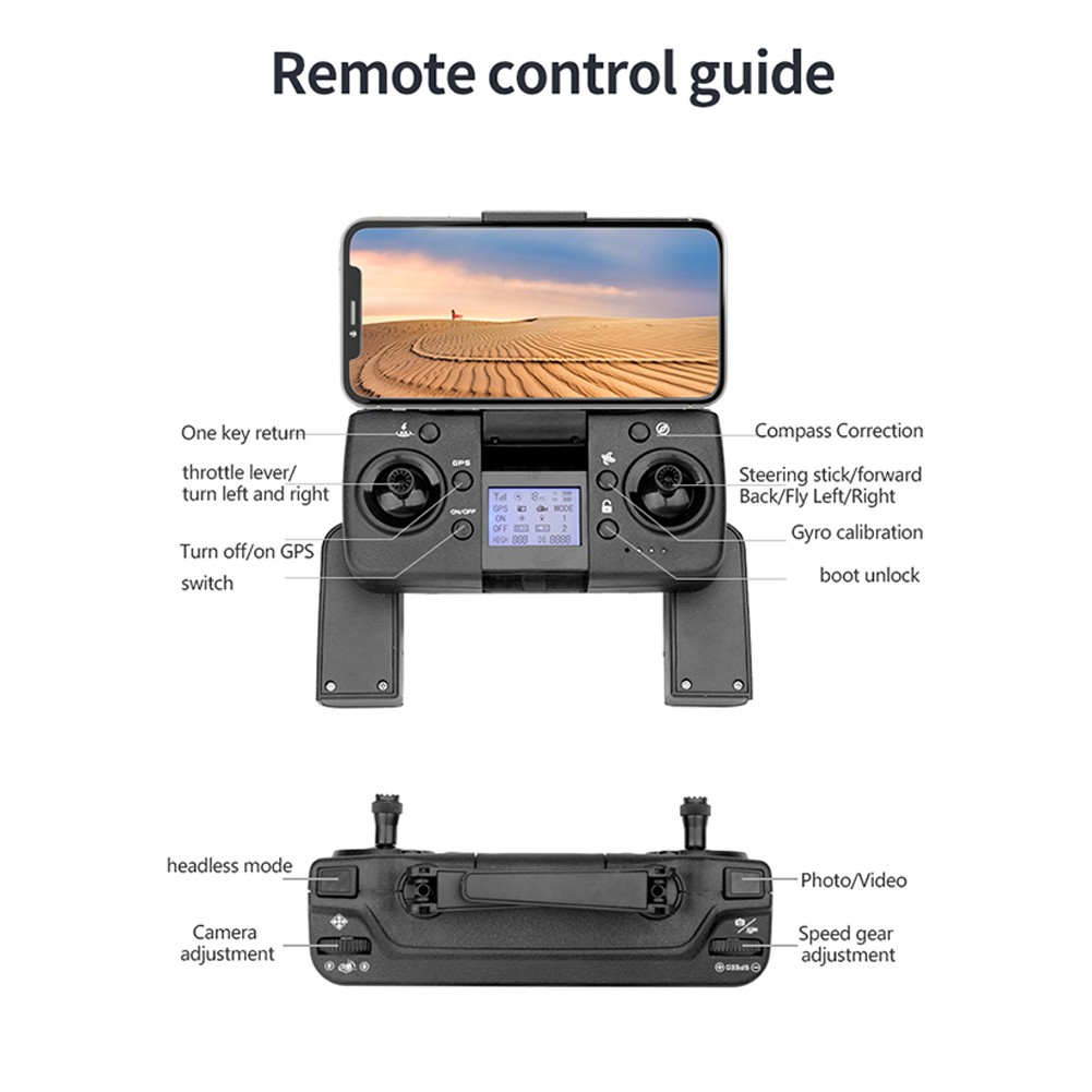 Anti-shake GPS Camera Drone with Obstacle Avoidance
