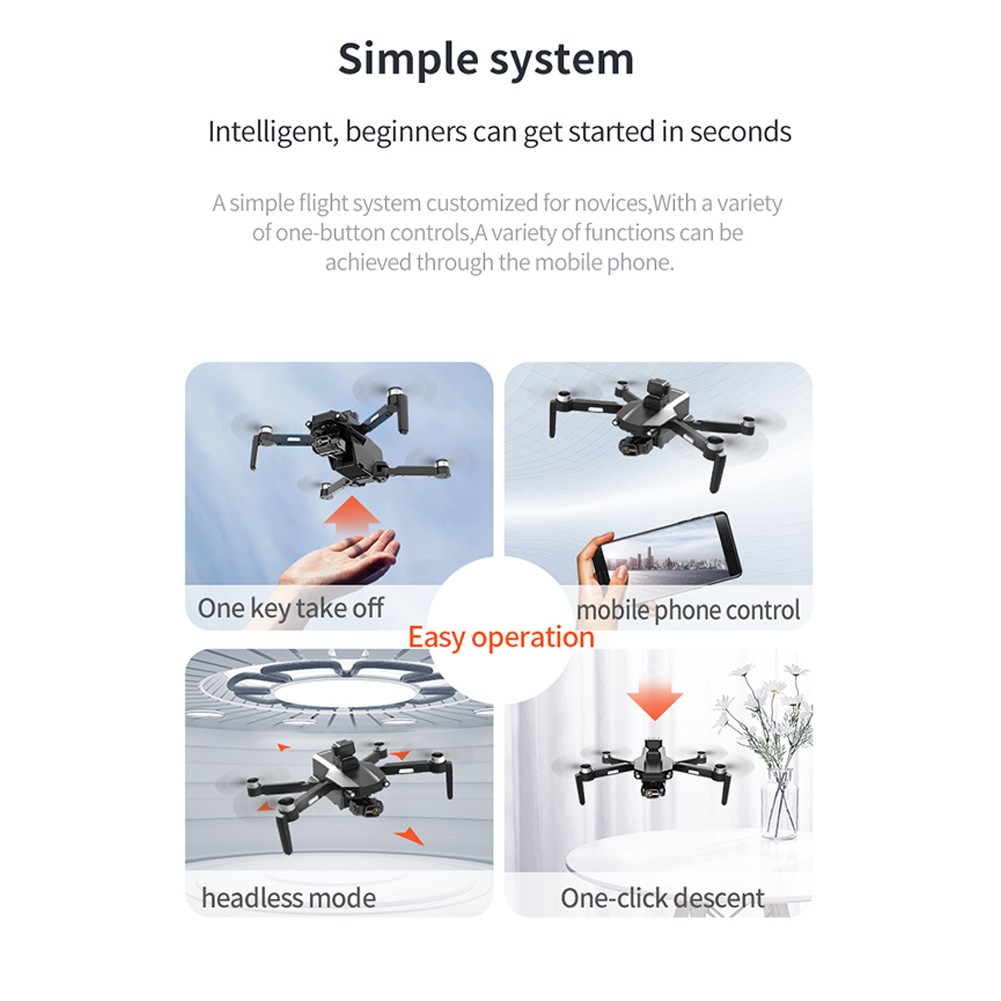 Anti-shake GPS Camera Drone with Obstacle Avoidance