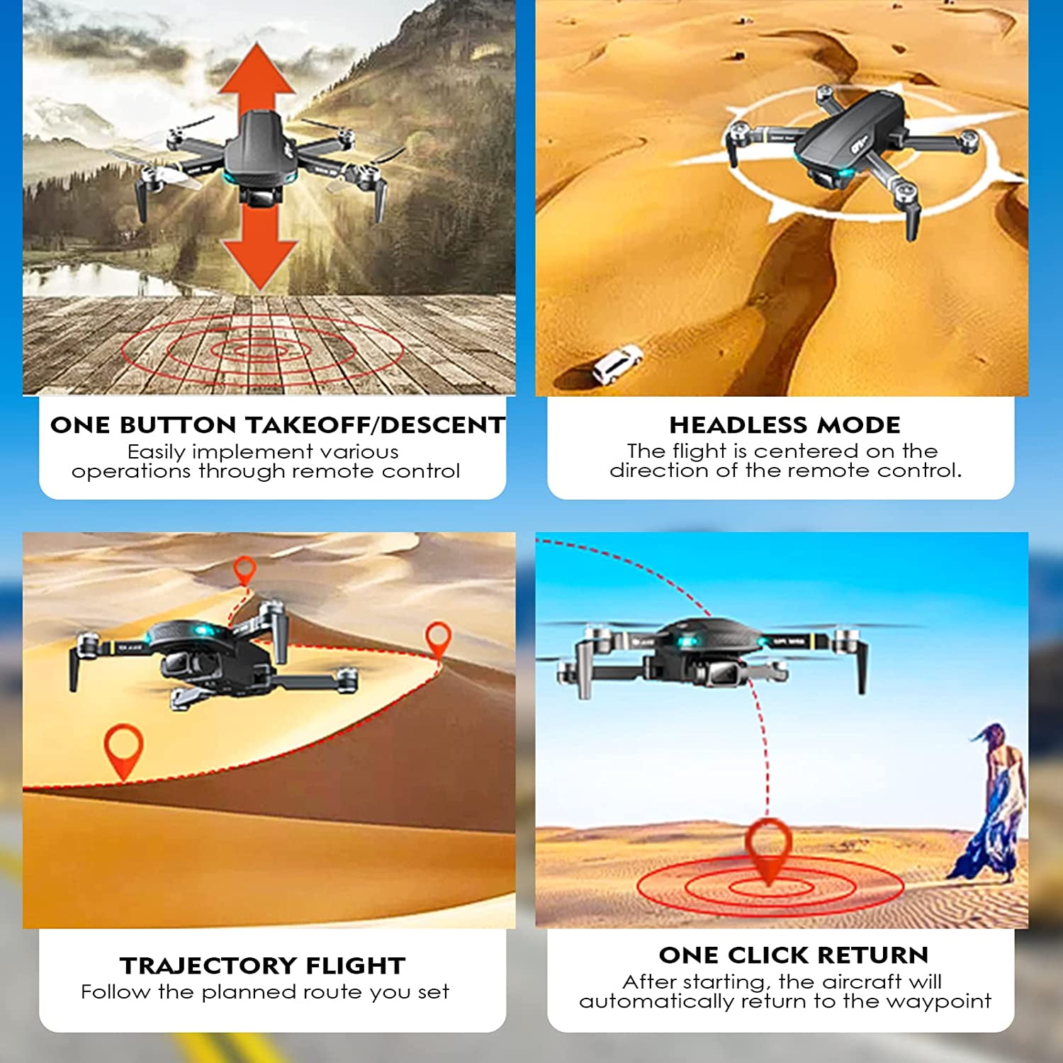 Foldable 6K GPS Drone with Gimbal