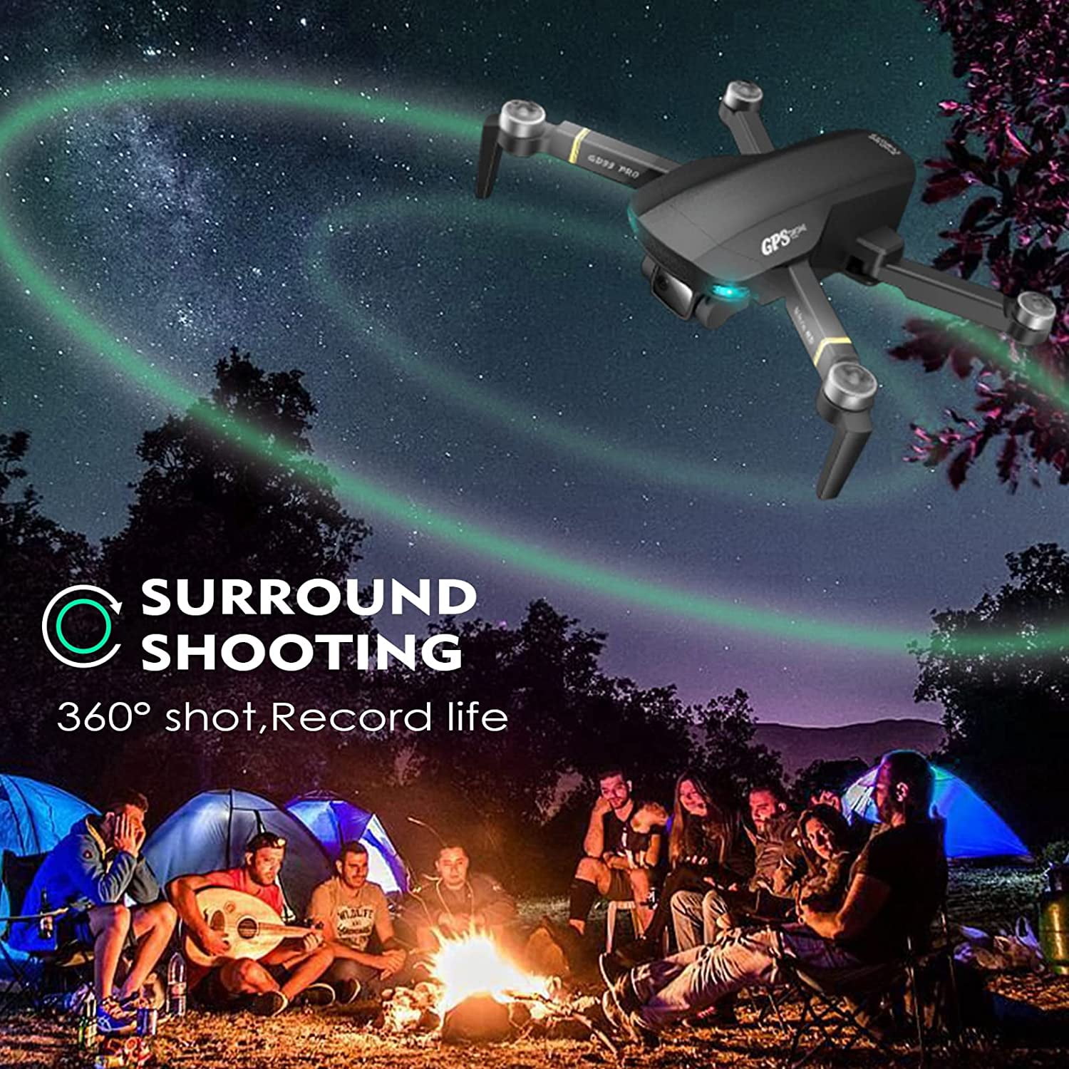 Foldable 6K GPS Drone with Gimbal