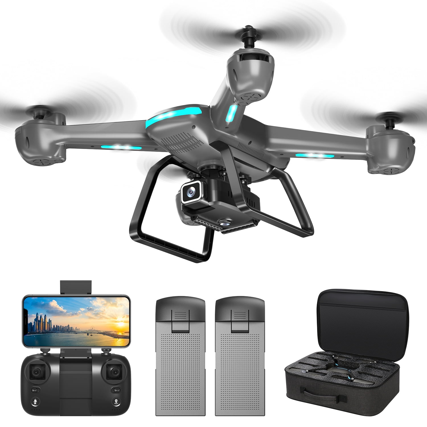 4K GPS Drone with Auto Return for Adults