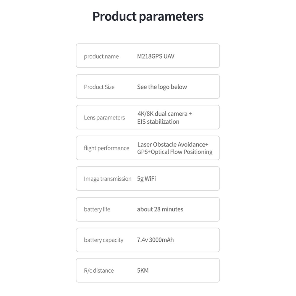 Anti-shake GPS Camera Drone with Obstacle Avoidance