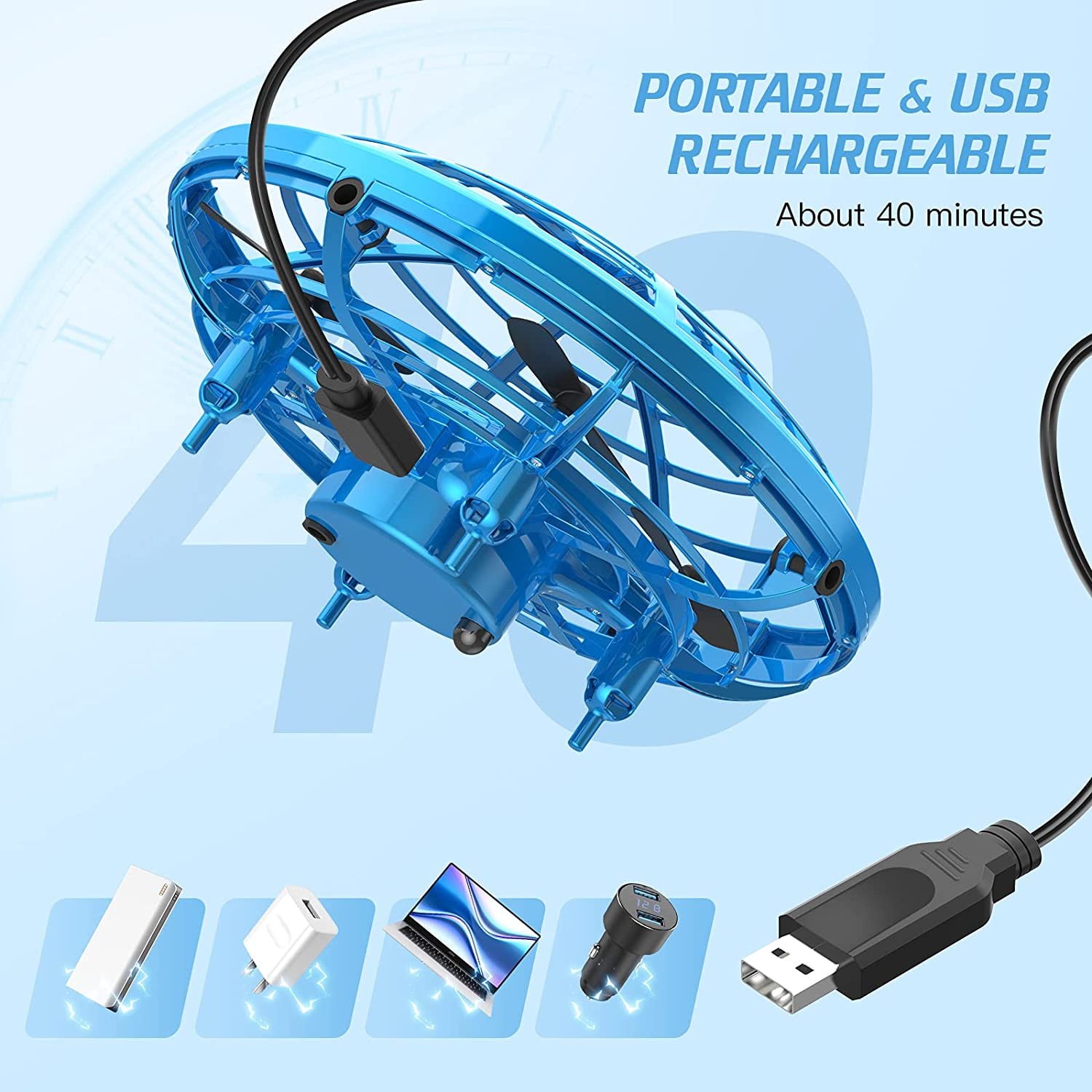 Mini Hand-Operated Drones for Indoor/Outdoor Fun