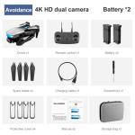 Foldable GPS Quadcopter with Double 4k Camera