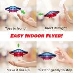 Kids' Hand Operated UFO Drone - Blue/Red