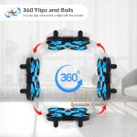 Beginner's Blue Mini RC Quadcopter Helicopter Toy