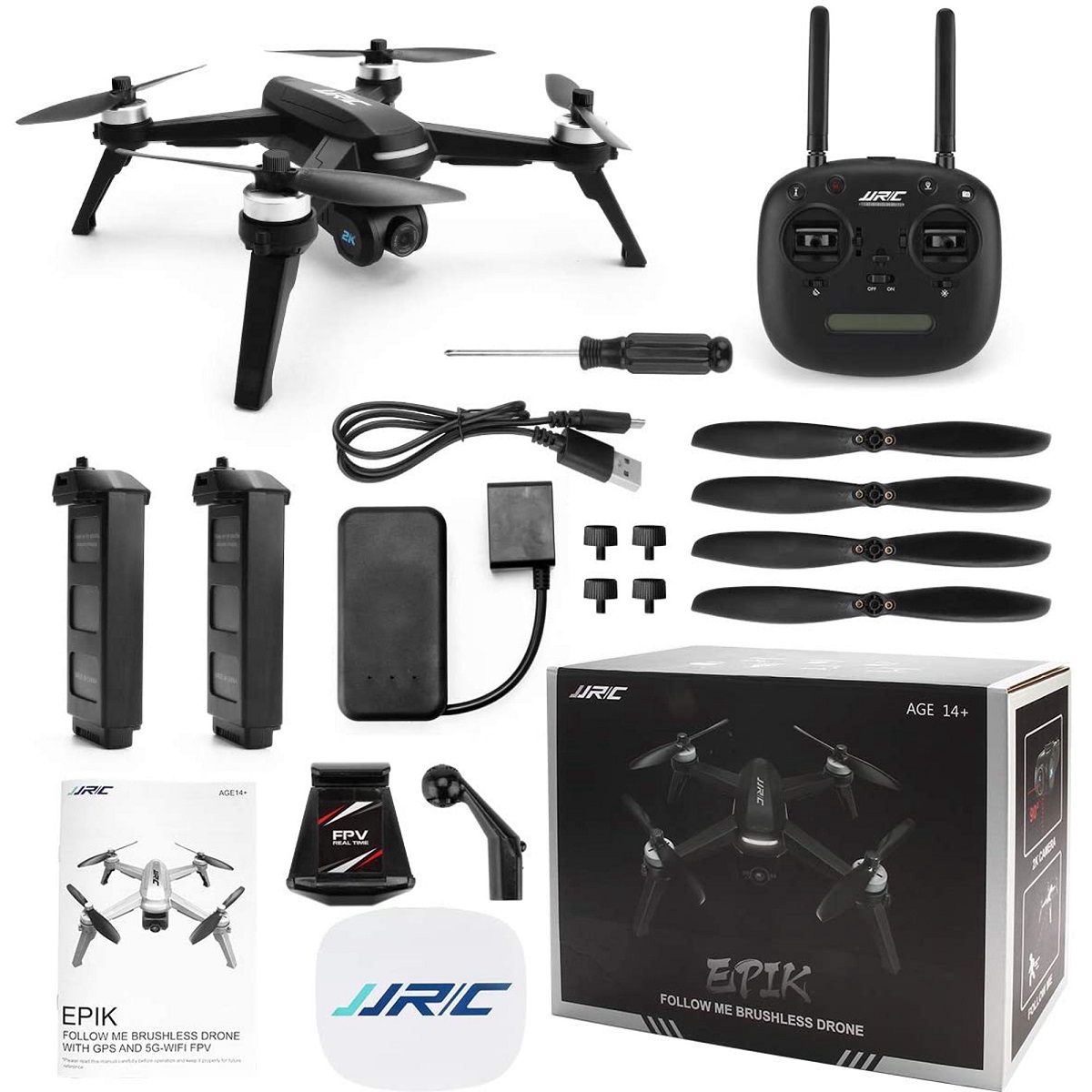 JJRC X5 2K HD Camera GPS Drone