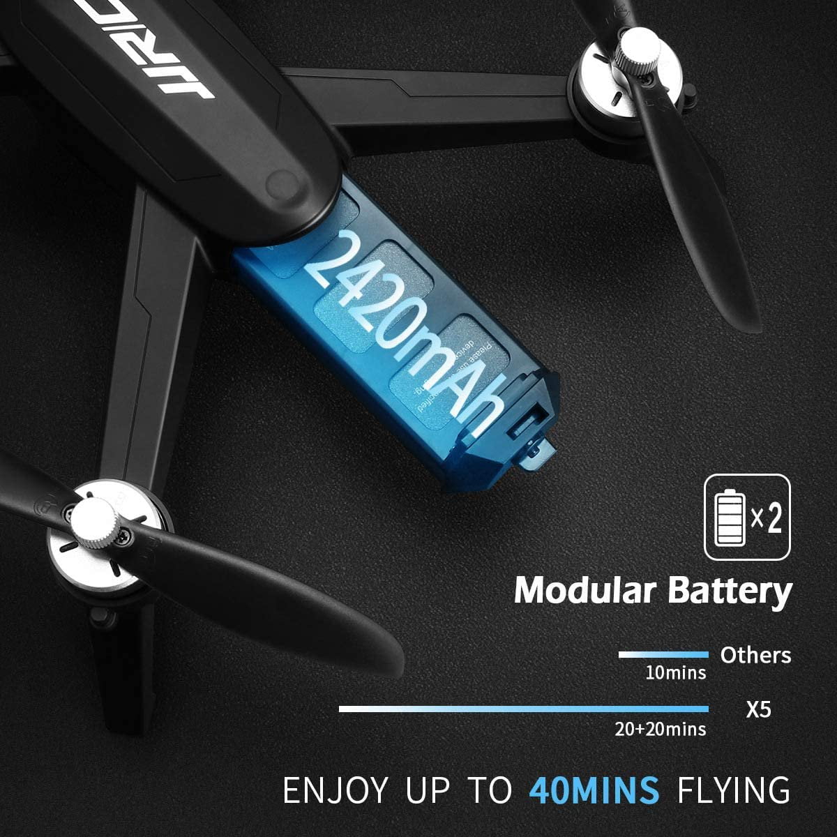 JJRC X5 2K HD Camera GPS Drone