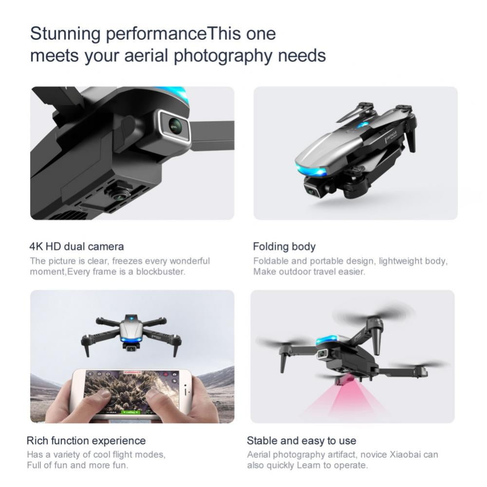 Foldable GPS Quadcopter with Double 4k Camera