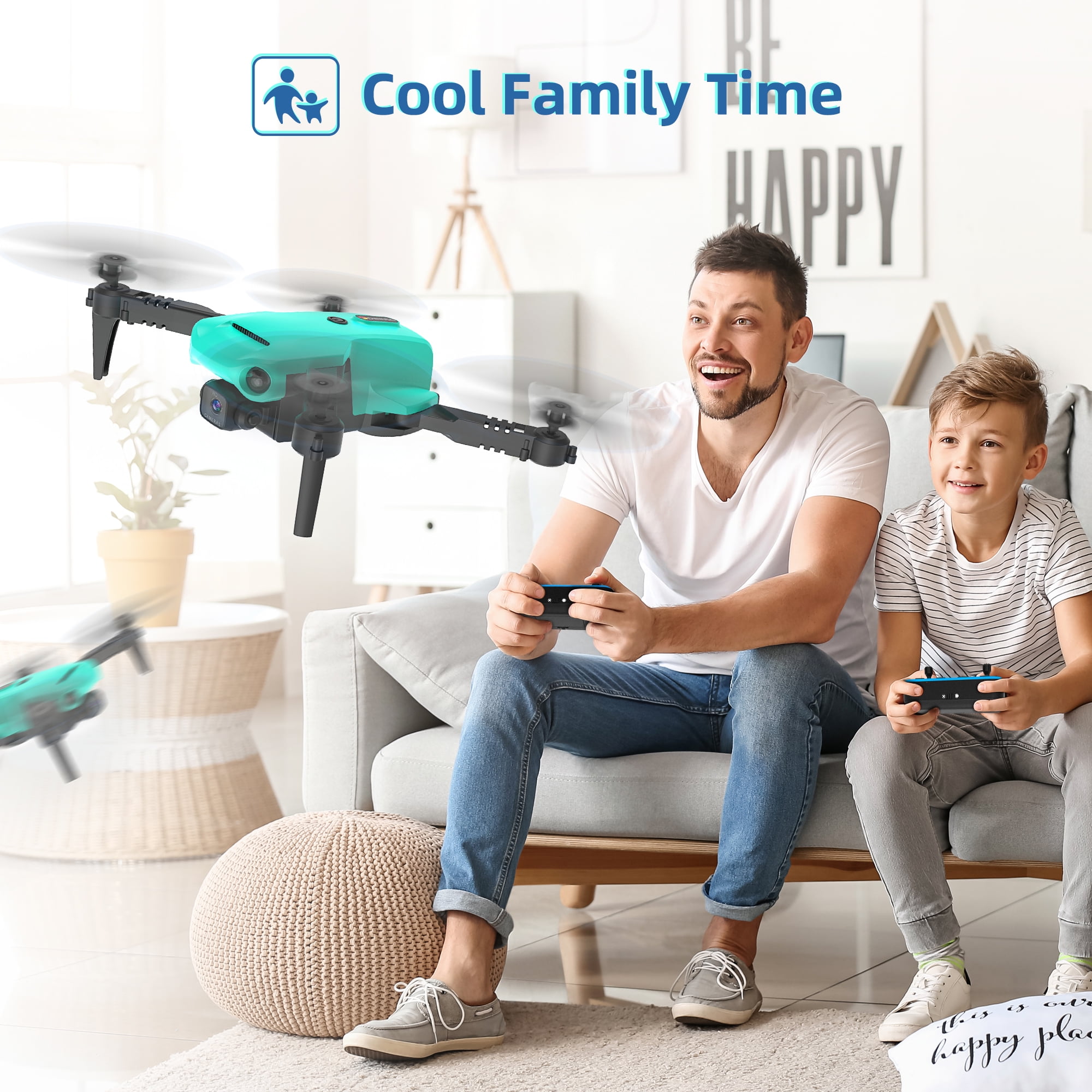 DEERC FPV RC Drone with Camera and Sensors