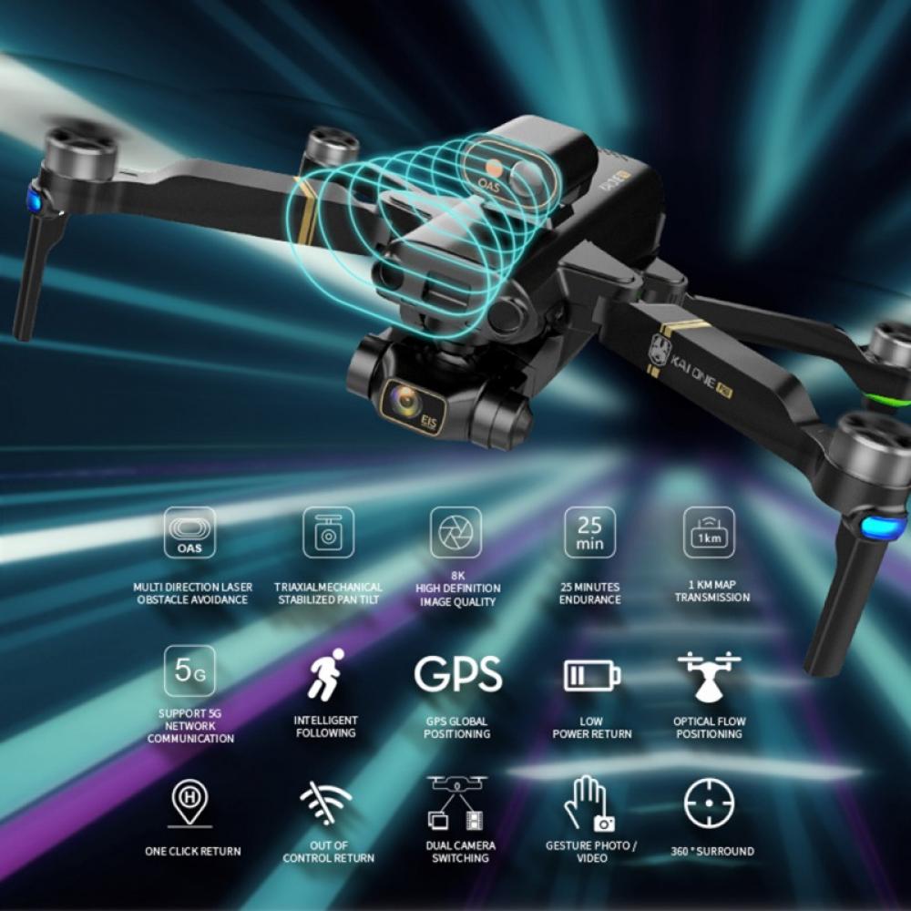 8K Camera Drone with Self-Stabilizing Gimbal & Obstacle Avoidance