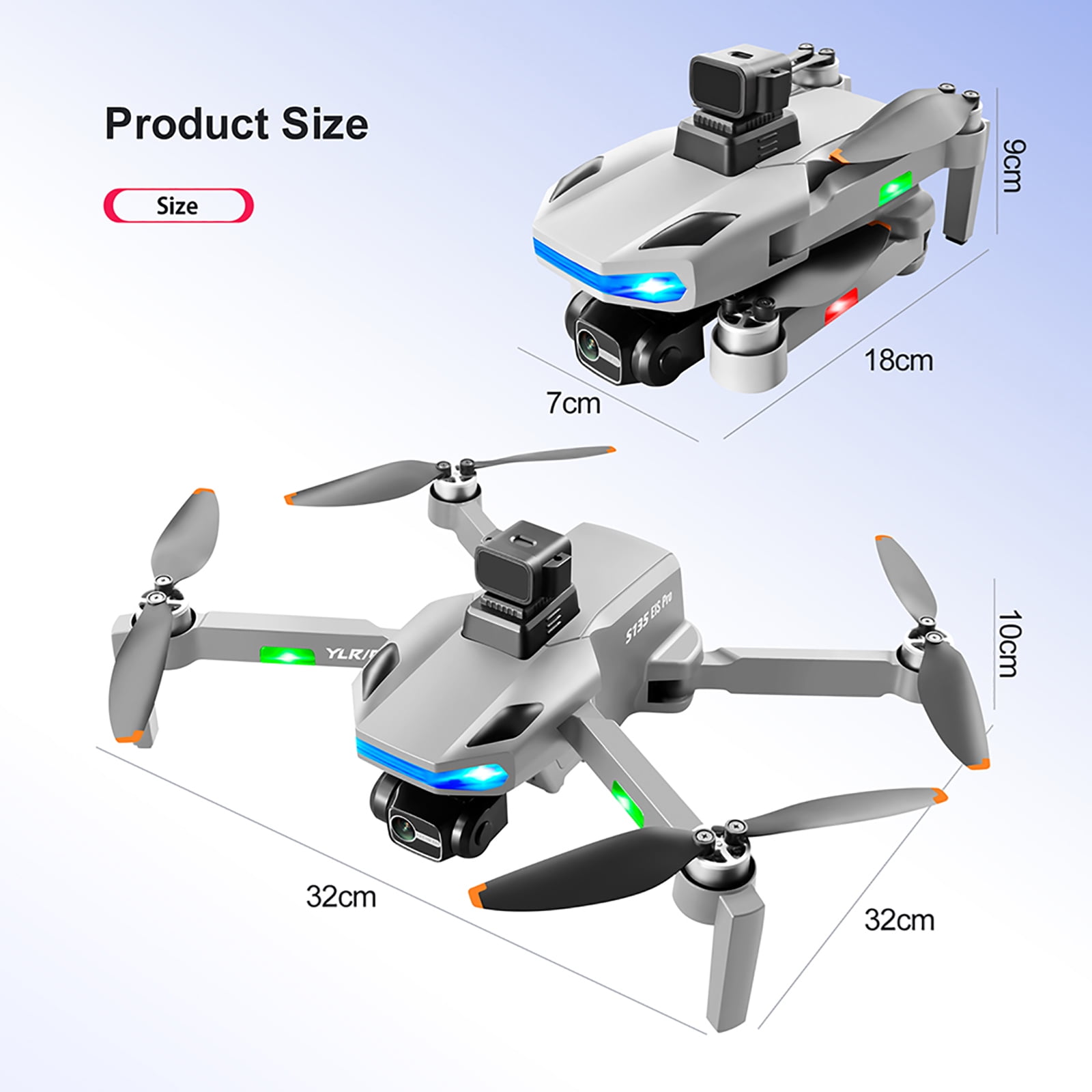 Foldable GPS Drone with 4K Camera