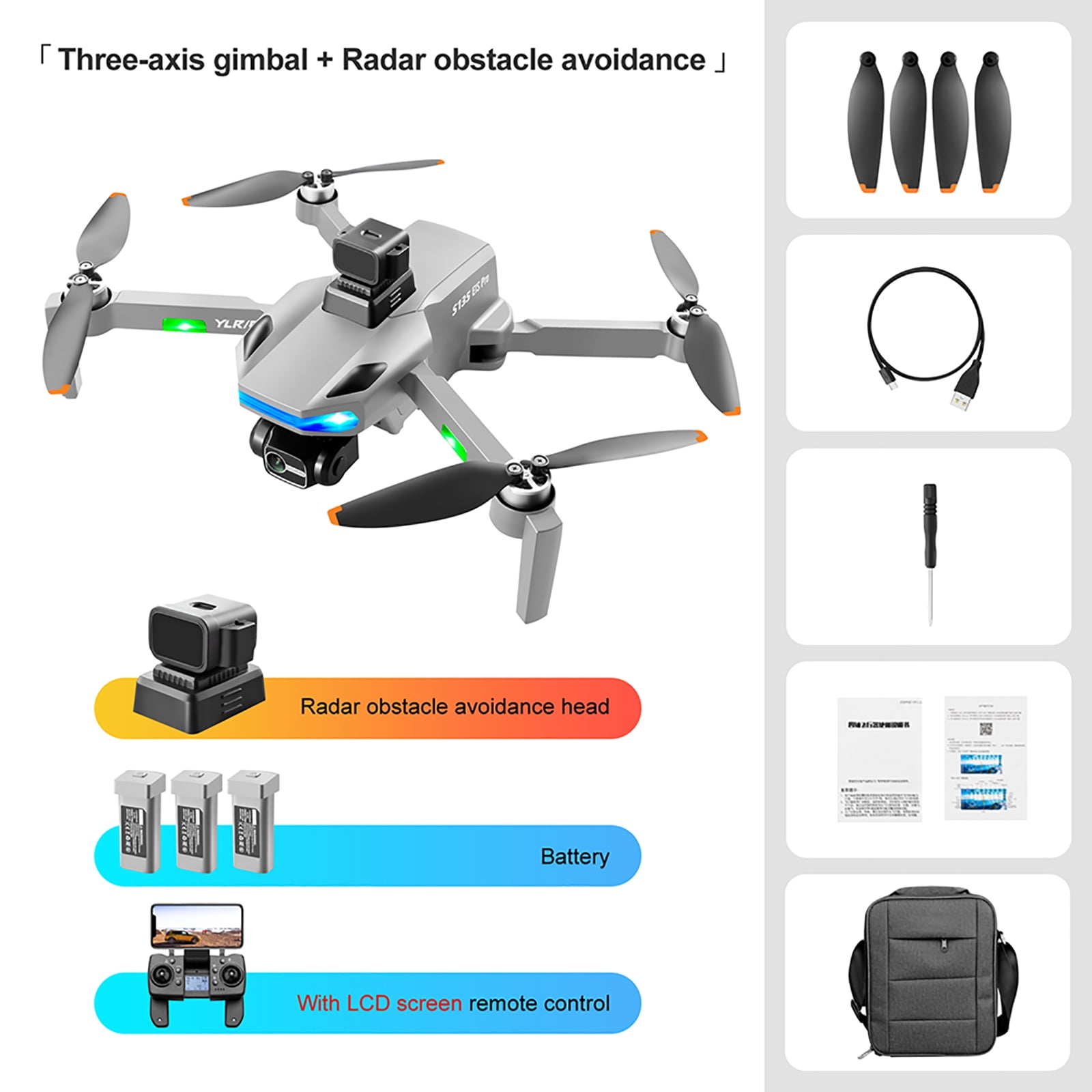 Foldable GPS Drone with 4K Camera