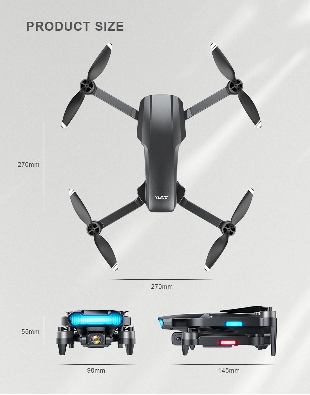 8K GPS Drone with Follow Me Feature